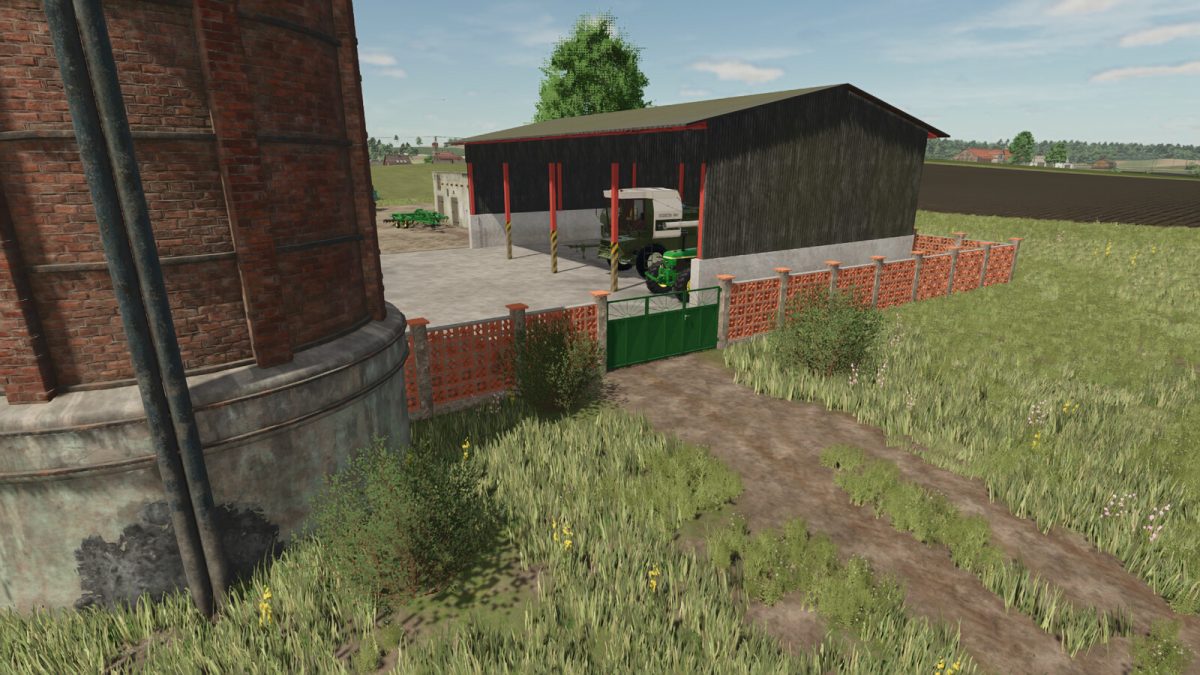 Brick Fence and Metal Gate v 1.0