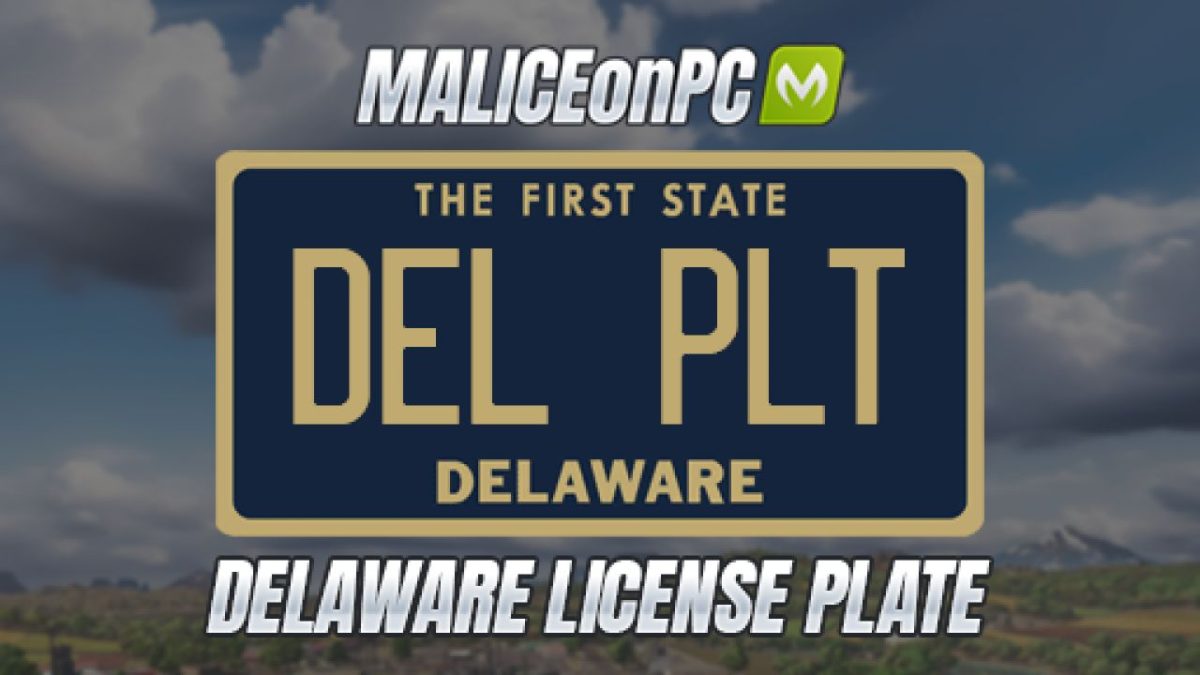 Delaware License Plate v 1.0