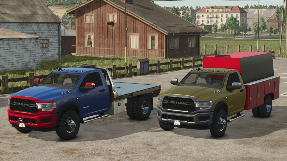 Dodge Ram 5500 Flatbed & Service Trucks v 1.0