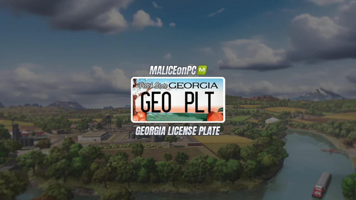 Georgia License Plate v 1.0