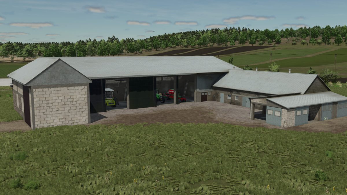 Large Cow Sheds Pack v 1.1