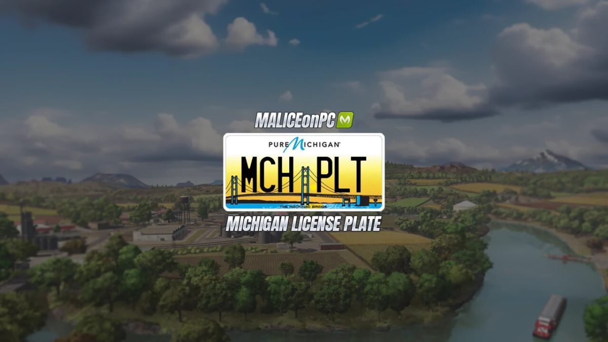 Michigan License Plate (Mackinac Bridge) v 1.0