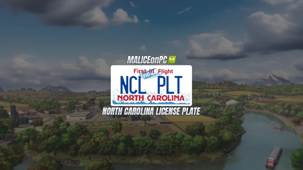 North Carolina License Plate v 1.0