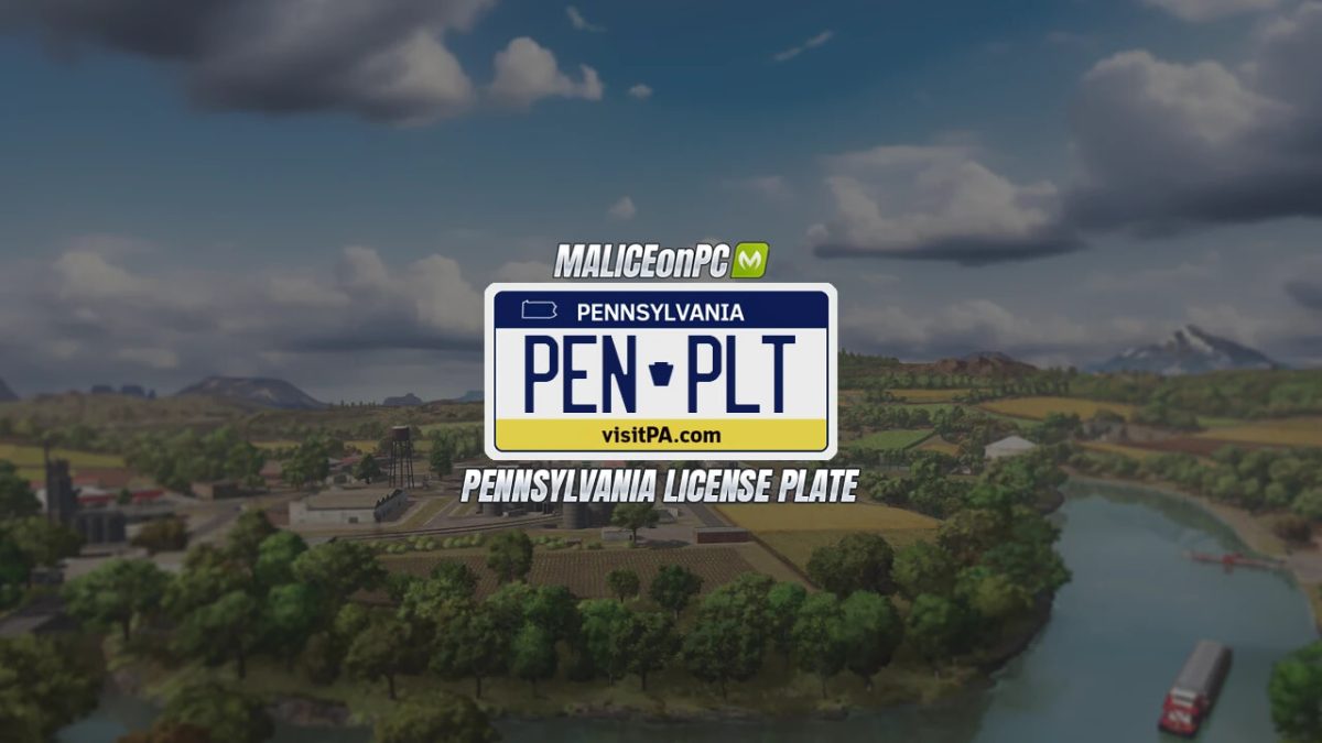 Pennsylvania License Plate v 1.0