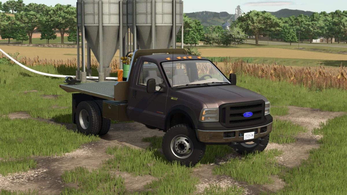 2007 Ford F450 Regular Cab Flatbed Truck v 1.0