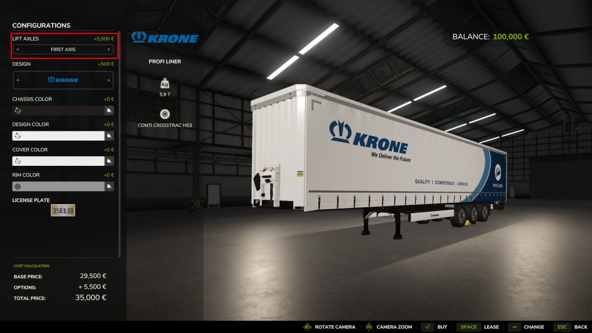 Automatic Lifting Axle System v 1.0