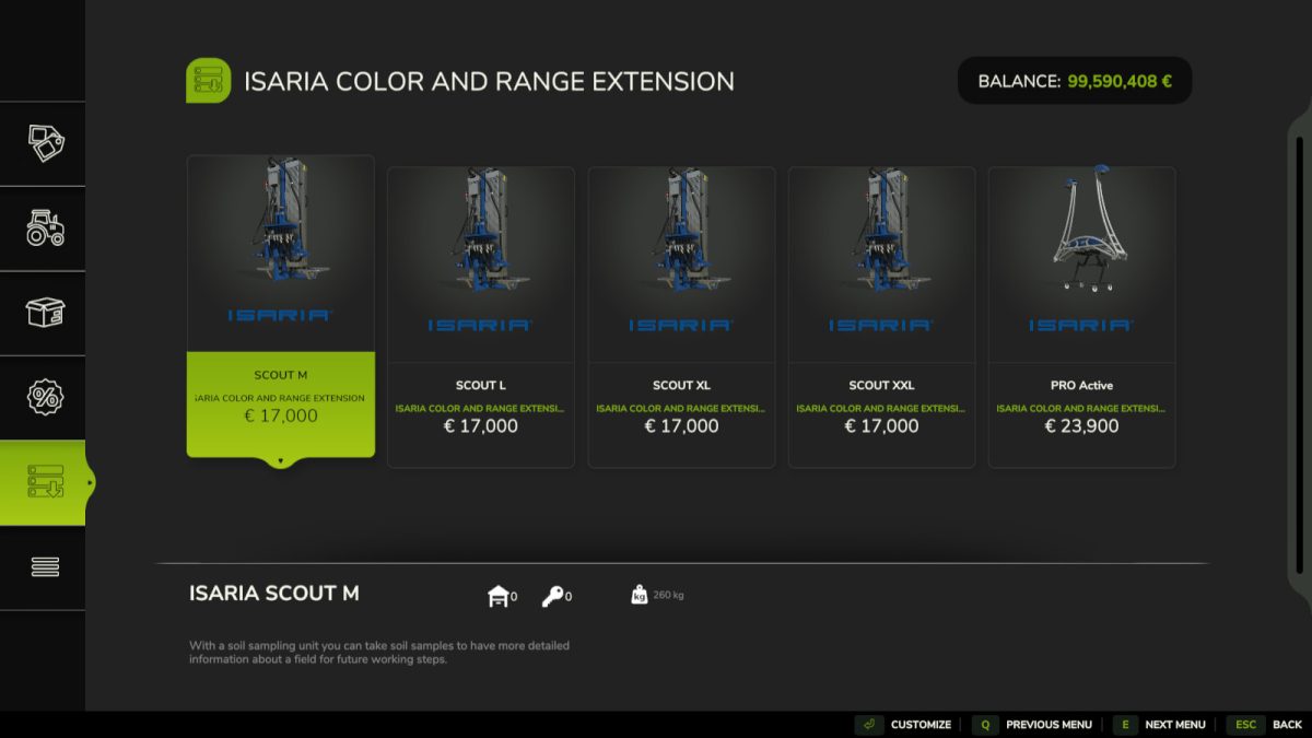 Isaria Color and Range Extension Pack v 1.0