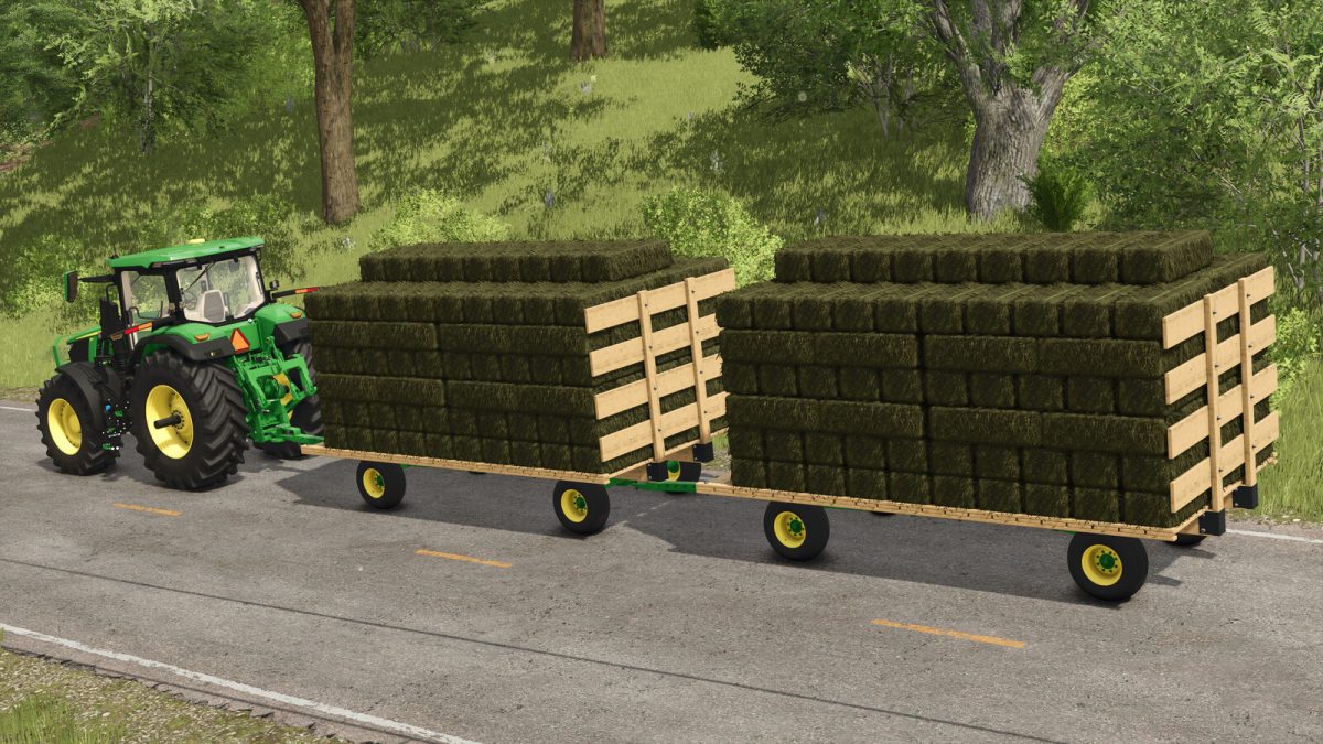 John Deere 1075 Hay Wagon v 1.0