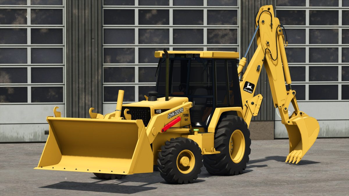 John Deere 410D Backhoe Loader v 1.0