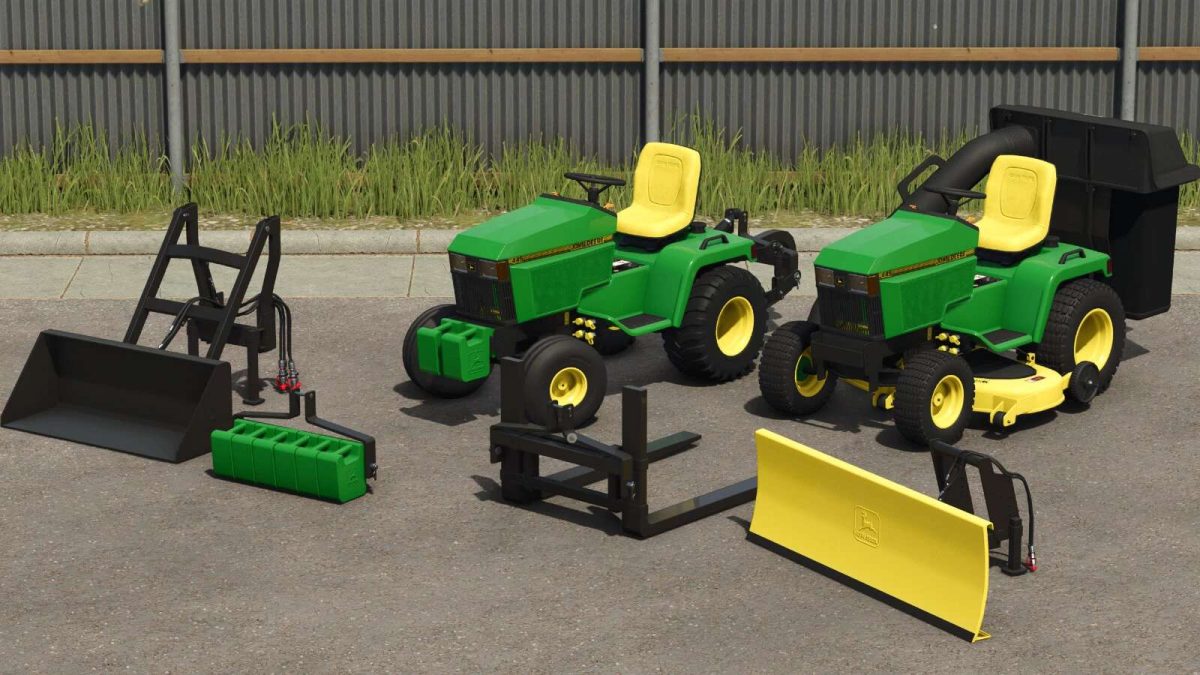 John Deere 445 & Tools v 1.0