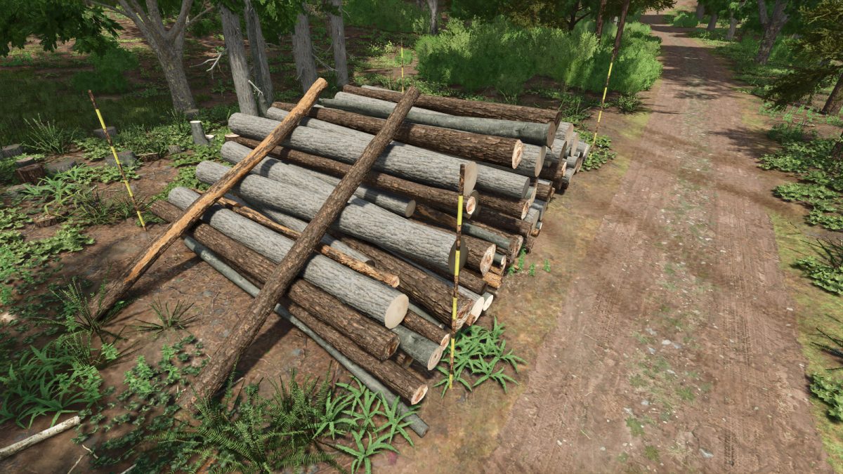Log Piling Area with invisible Wall v 1.0