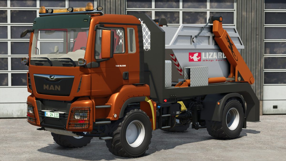 MAN TGS 18.500 Skip Loader Truck v 1.0