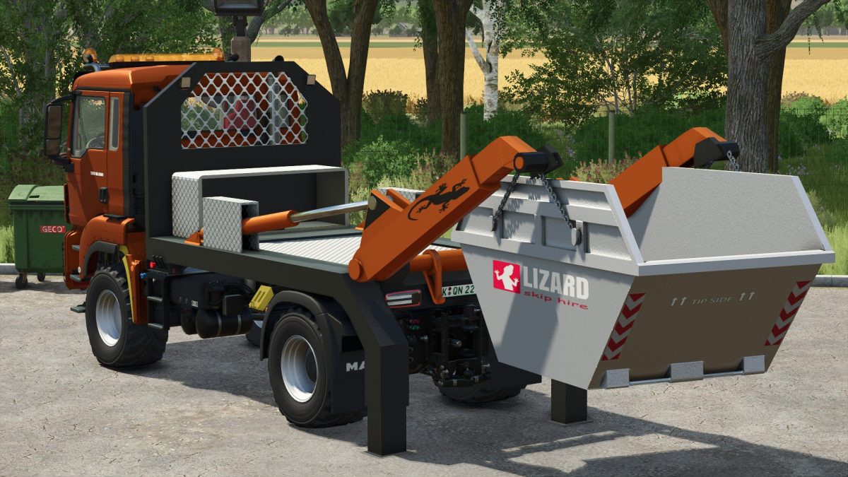 MAN TGS 18.500 Skip Loader Truck v 1.0