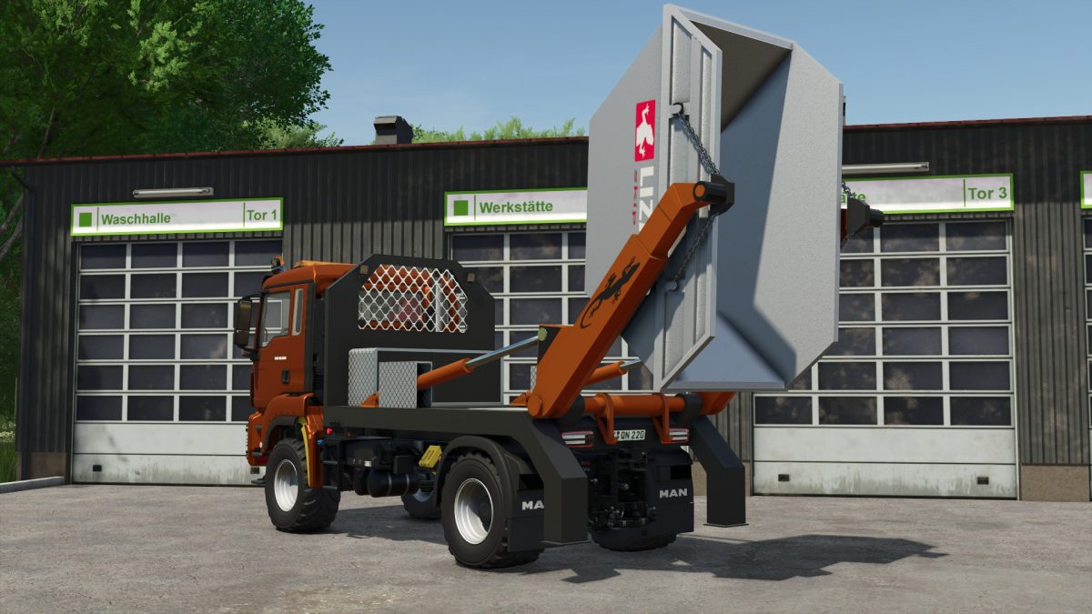 MAN TGS 18.500 Skip Loader Truck v 1.0
