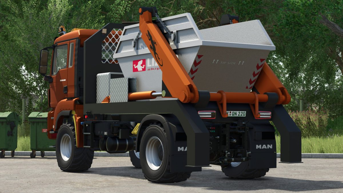 MAN TGS 18.500 Skip Loader Truck v 1.0