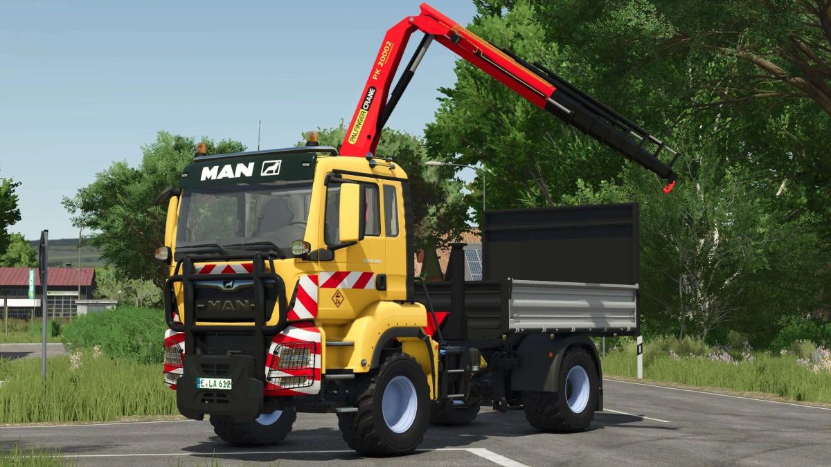 MAN TGS 18.500 TP Bed Truck & Crane v 1.0