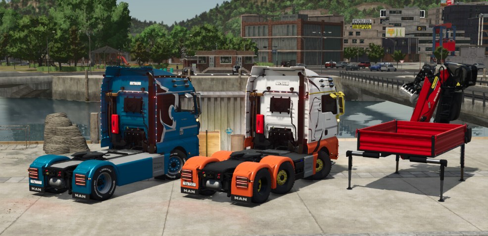 MAN TGX Semi Trucks Pack v 1.0
