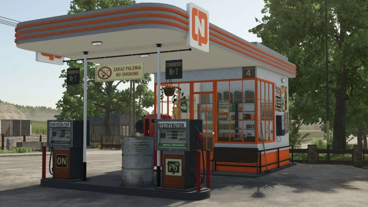 Old Polish CPN Gas Station v 1.0