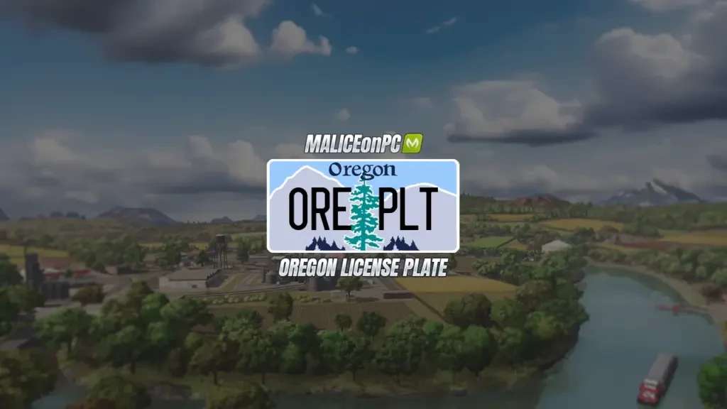 Oregon License Plate v 1.0