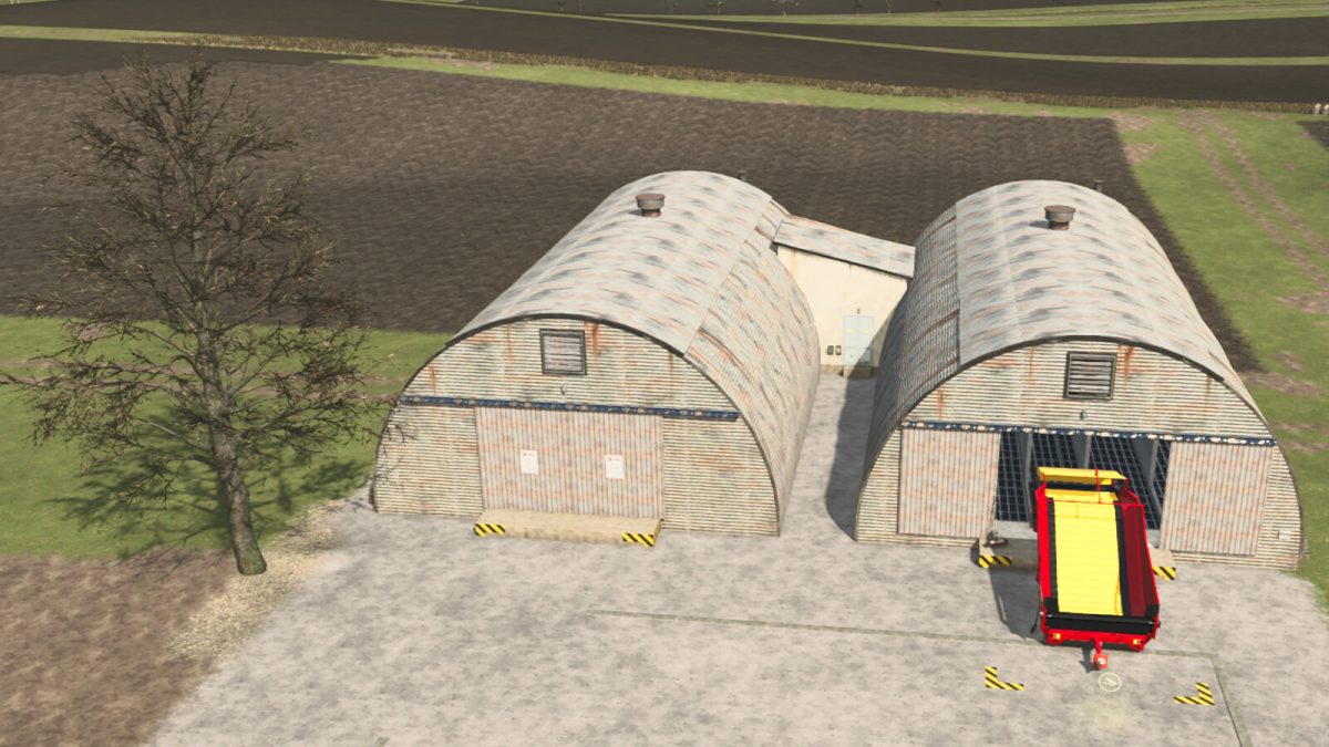 Reinforced Quonset Sheds for Rootcrops & Woodchips v 1.0