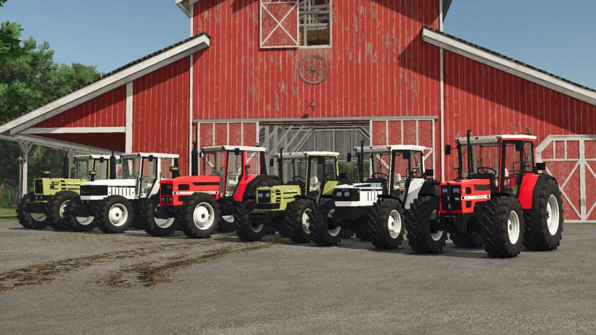 Same Lamborghini and Hurlimann Tractors Pack v 1.0