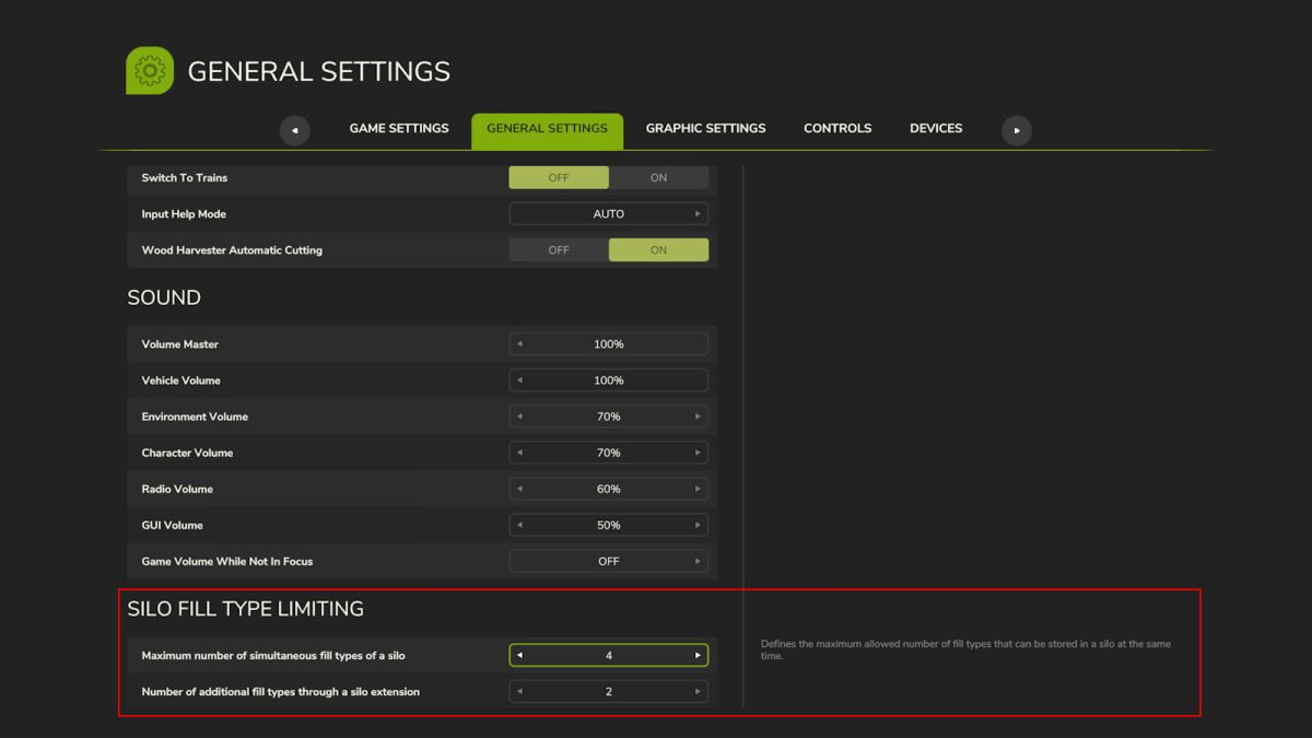 Silo Filltype Limiting v 1.0.1.0