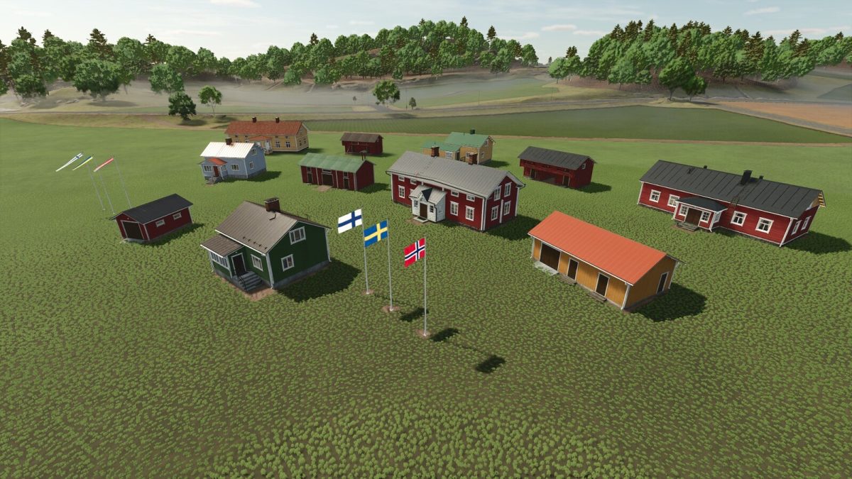 Traditional Finnish Farmhouses Pack v 1.0