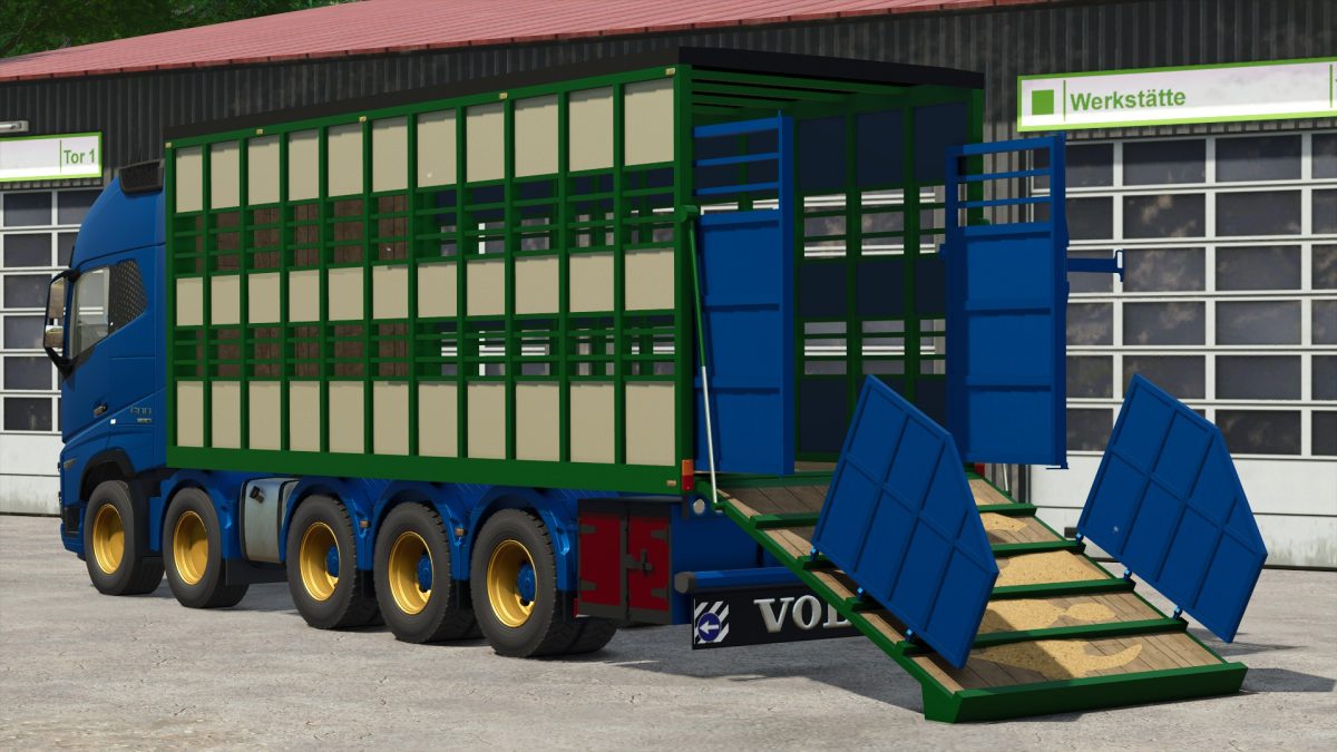 Volvo FH16 Animal Transport Truck & Trailer v 1.0