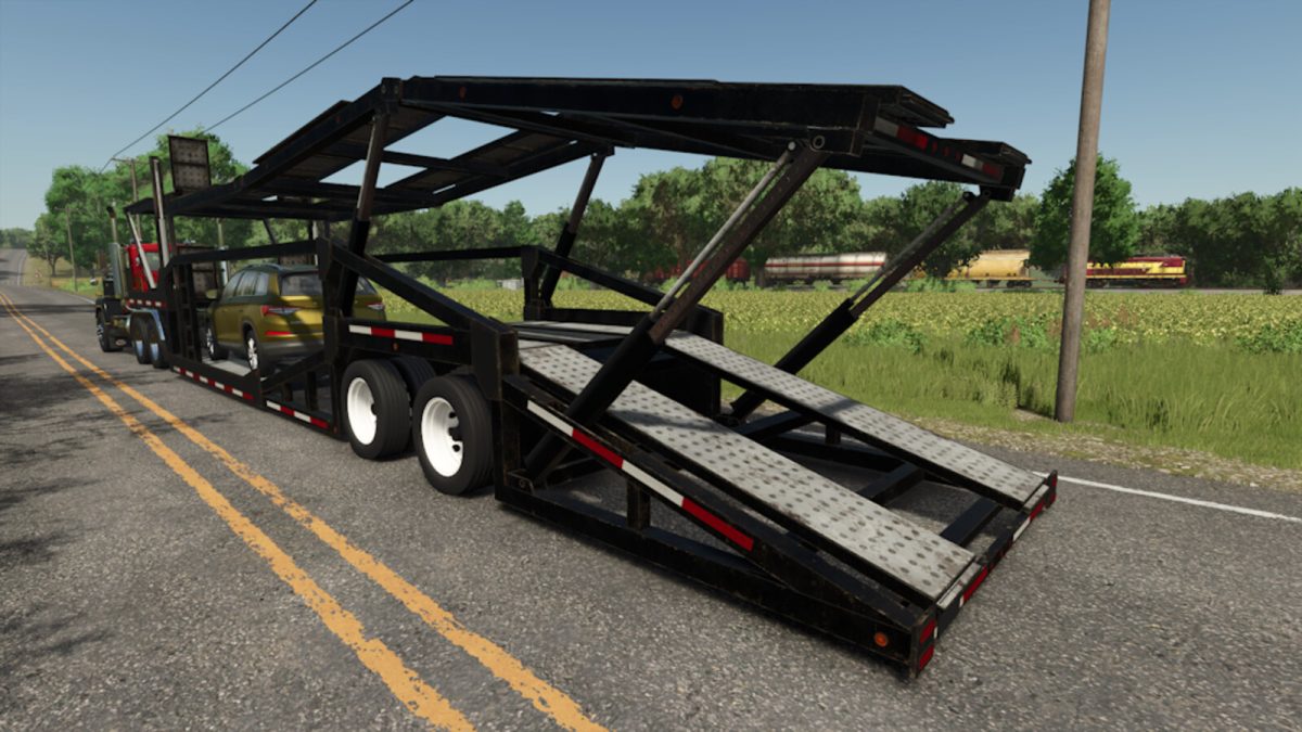 XPS 8400 Car Carrier Trailer v 1.0