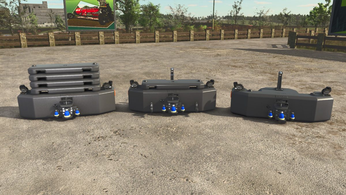 Hi-Vis LED Lights Tractor Front Weight v 1.0.1.0