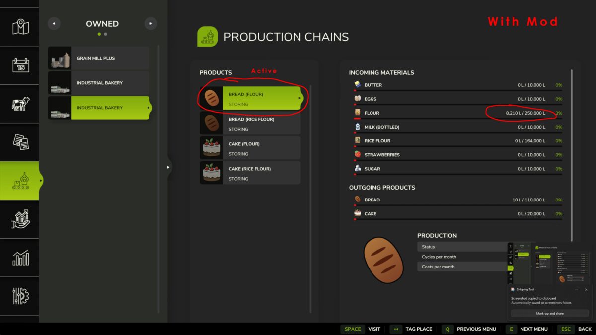 Improved Production Distribution v 1.0