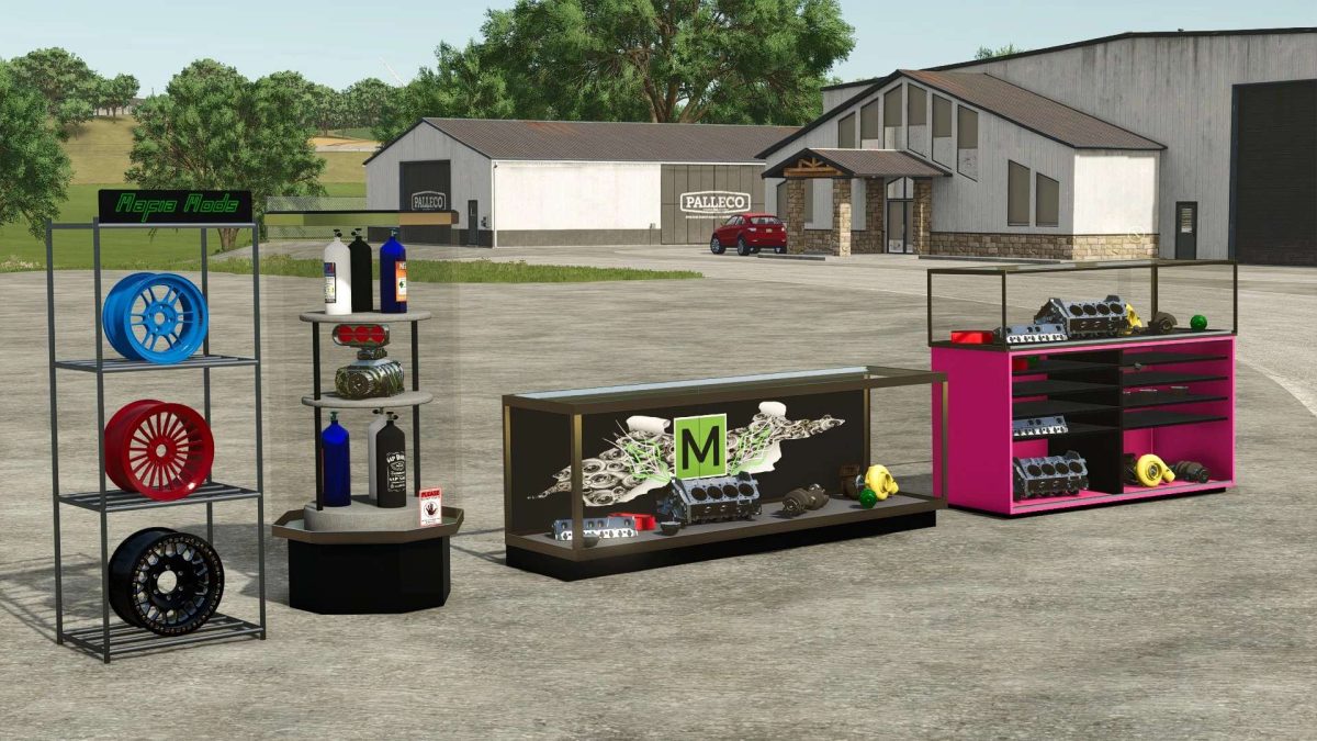 Parts Display Cases v1.0