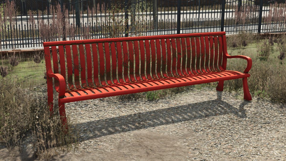 Placeable Benches Pack v 1.0