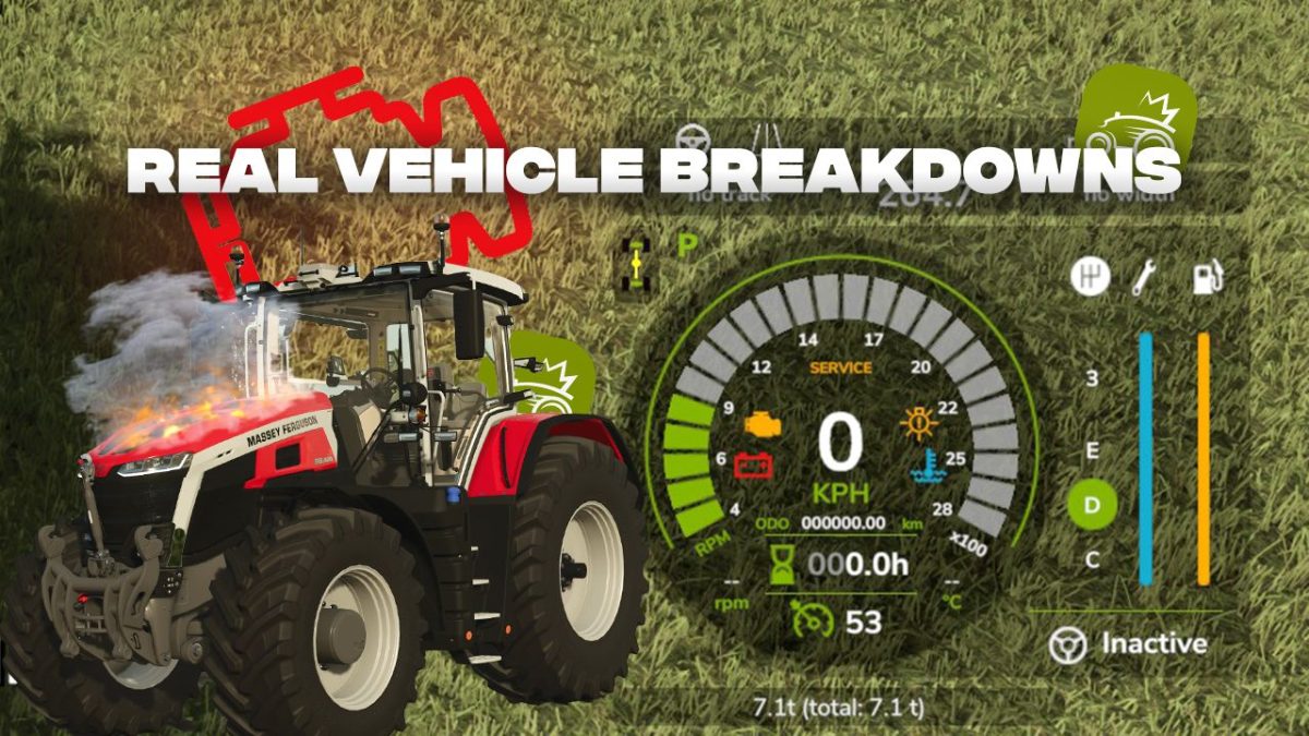 Real Vehicle Breakdowns v 0.9.2.8