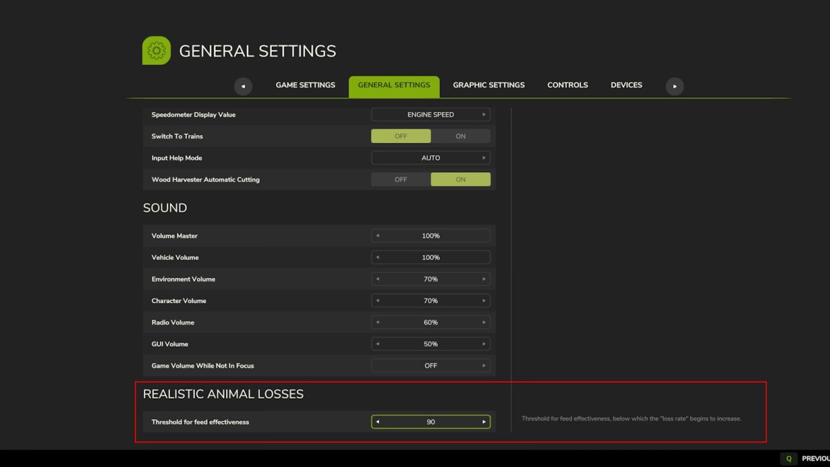 Realistic Animal Losses v 1.0