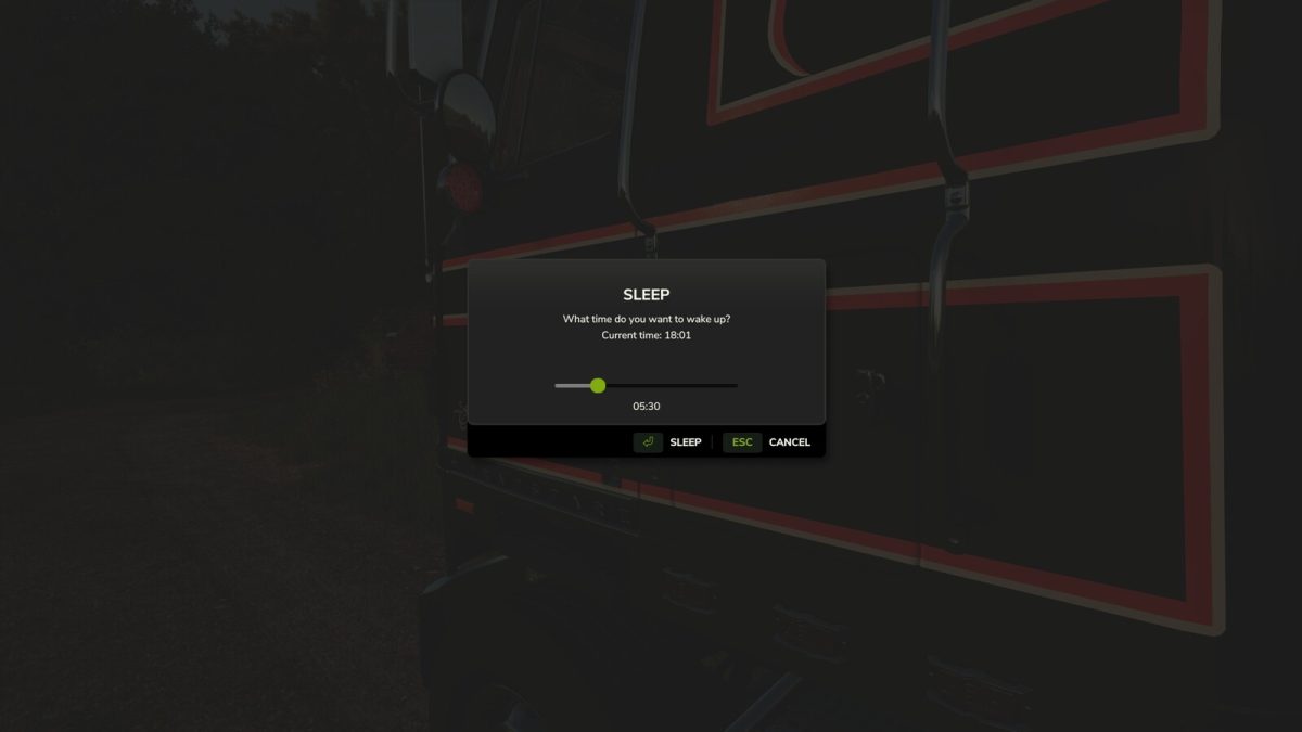 Vehicle Sleeper Cab v 1.0