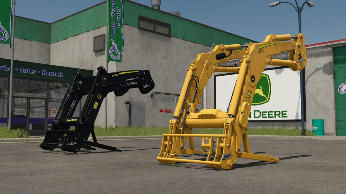 John Deere 603R/643R Frontloaders Pack v 1.0