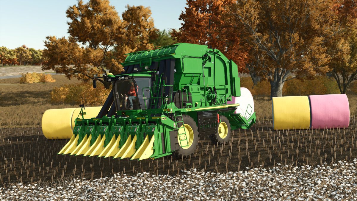 John Deere 7760/CP690 Roller Pickers v 1.0