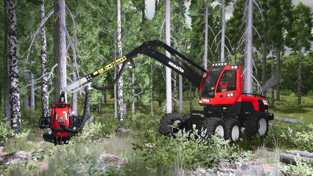 Komatsu 931 & 931XC Logging Harvesters v 1.0