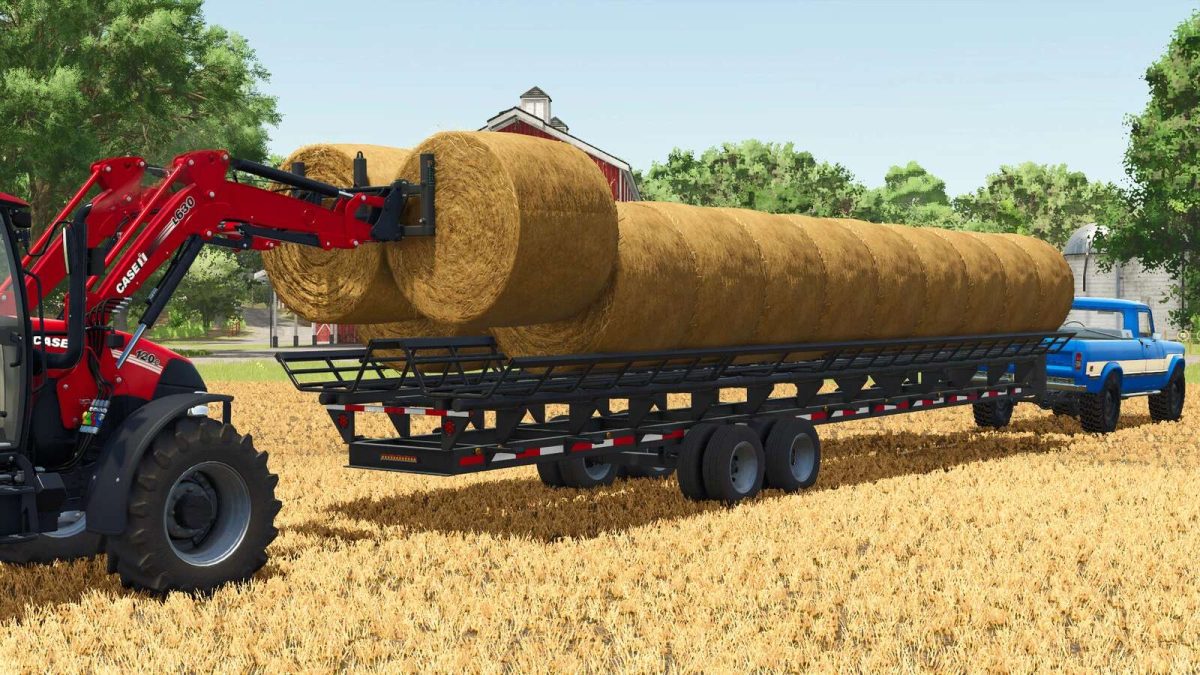 Lizard Gooseneck Haymaster Bale Trailer v 1.0