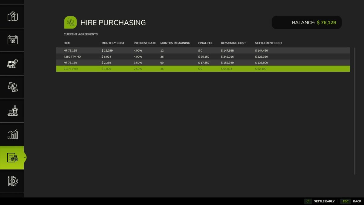 Hire Purchasing v 1.0.0.8