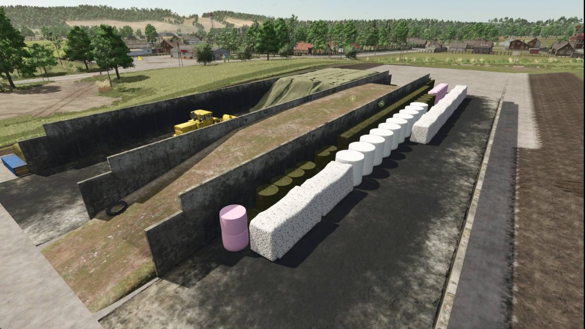 Bunker Silo Bale Storage v 1.0
