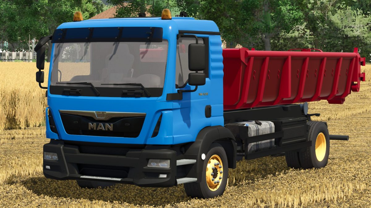 MAN TGM 15.293 IT Runner & Skip Container v 1.0