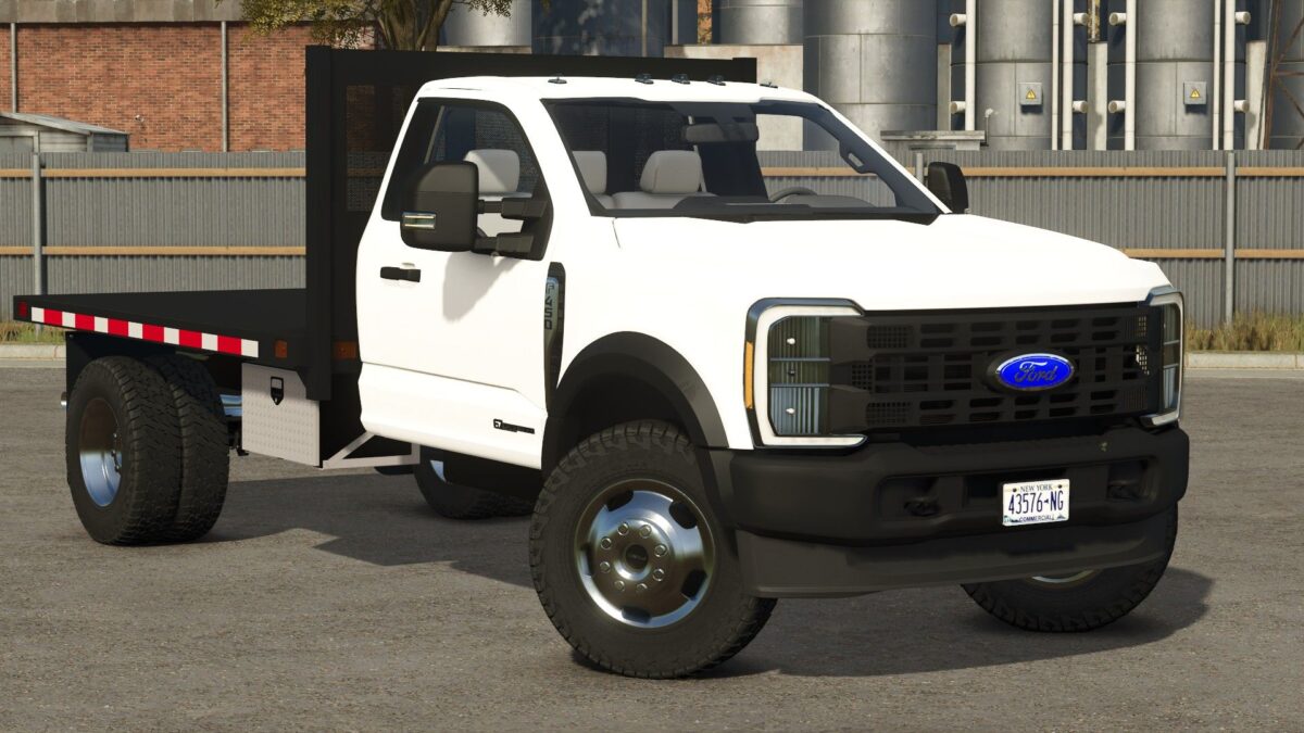 2025 Ford F-450 Flatbed Truck v 1.0