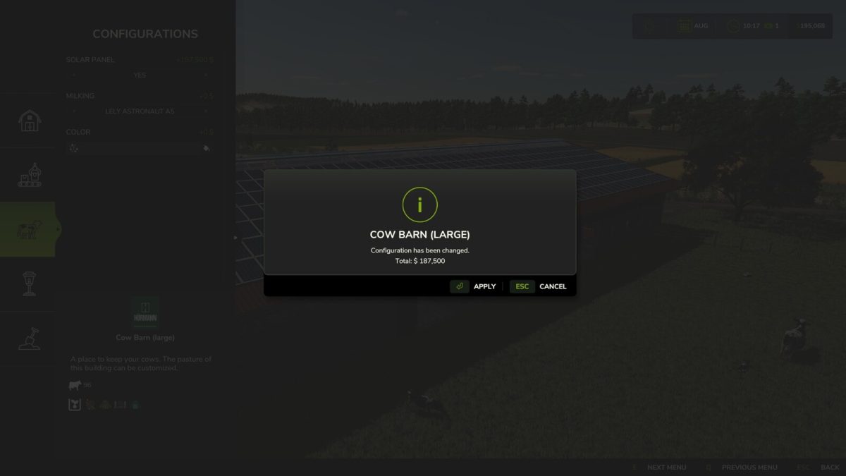 Construction Screen Extension v 1.0