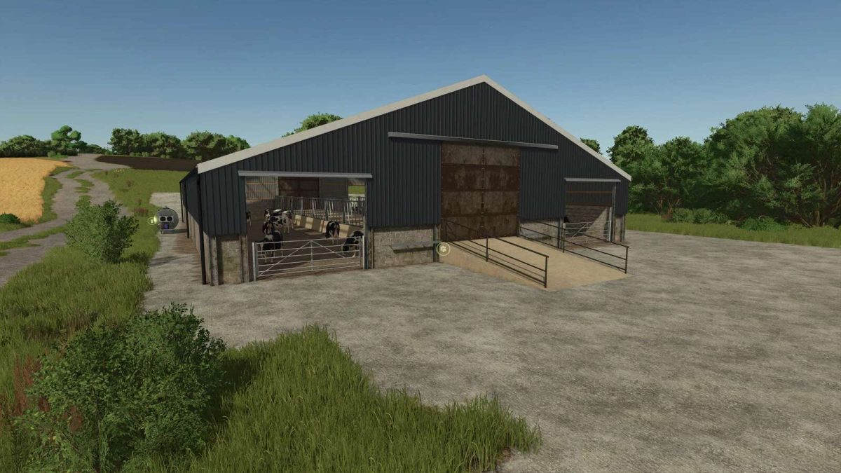 Large UK Indoor Cow Barn v 1.0