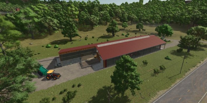 Large Stable with Manure Heap v 1.0