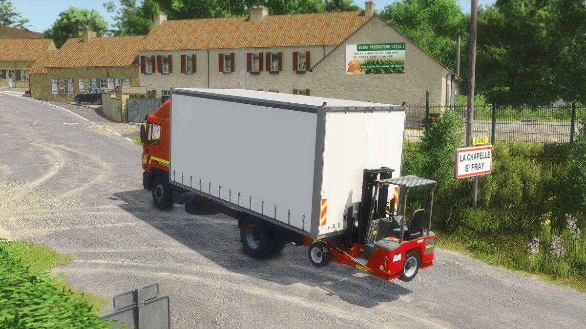 MAN 19.322 Truck with Sliding Curtain v 1.0
