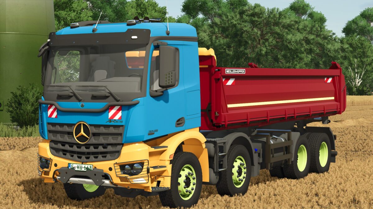 Mercedes Benz Arocs Agrar Meiller Kipper Truck v 1.0