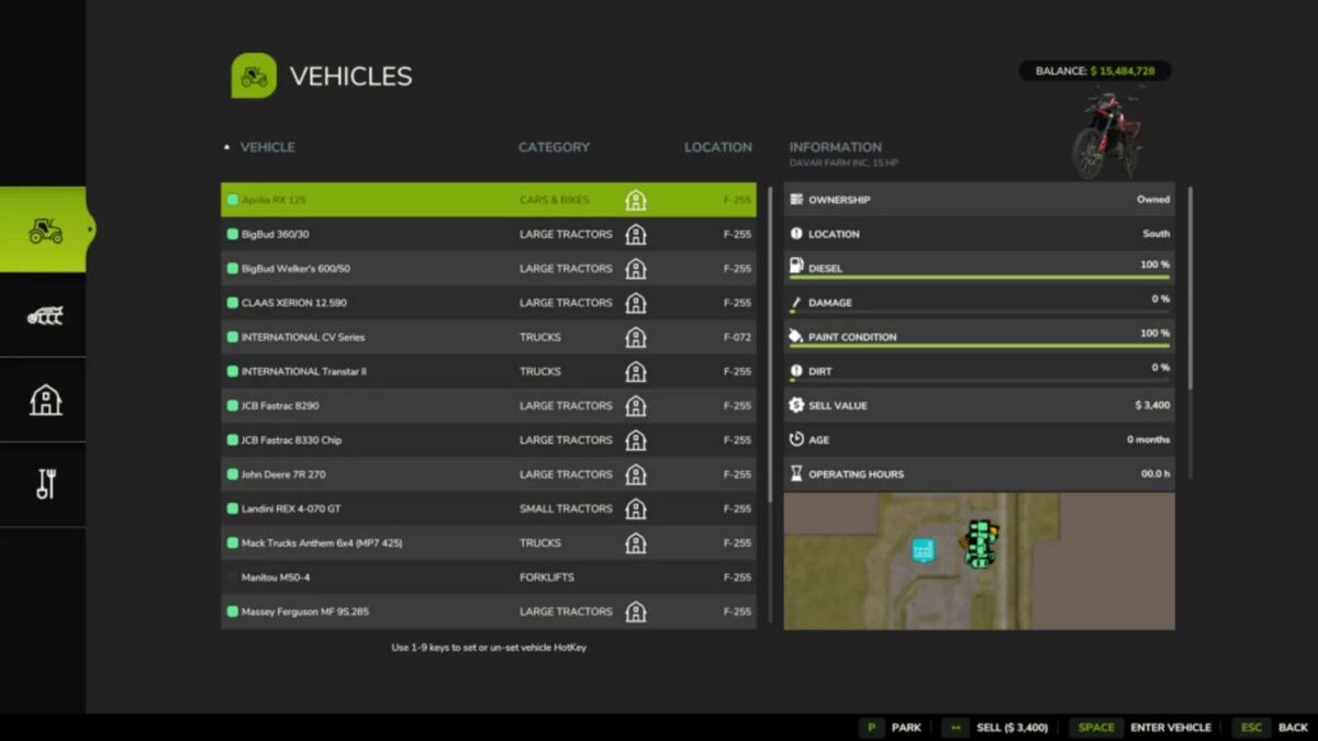 Advanced Farm Manager v 1.0